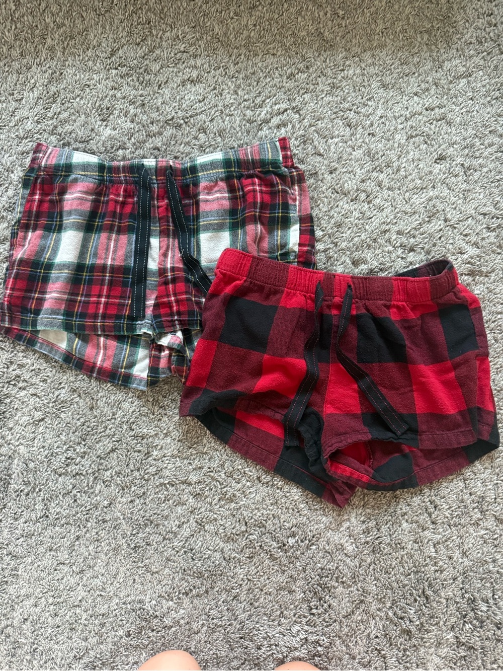 Plaid Shorts Set